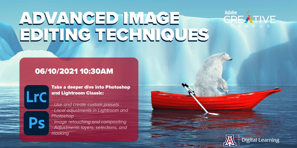 Advanced editing in Photoshop & Lightroom